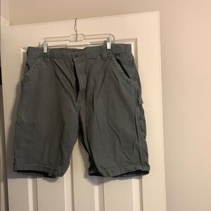 Carhartt Gray Cargo Shorts Relaxed Fit